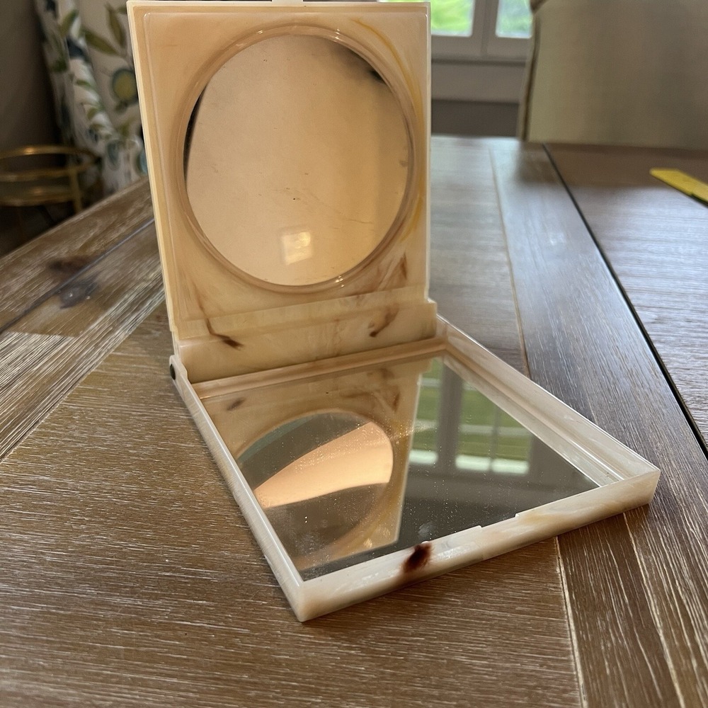 Vintage Prestige Fragrance Mirror Compact Makeup Case Made In W Germany